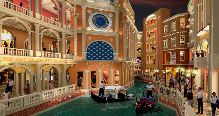 Grand canal Shoppes в Лас Вегасе